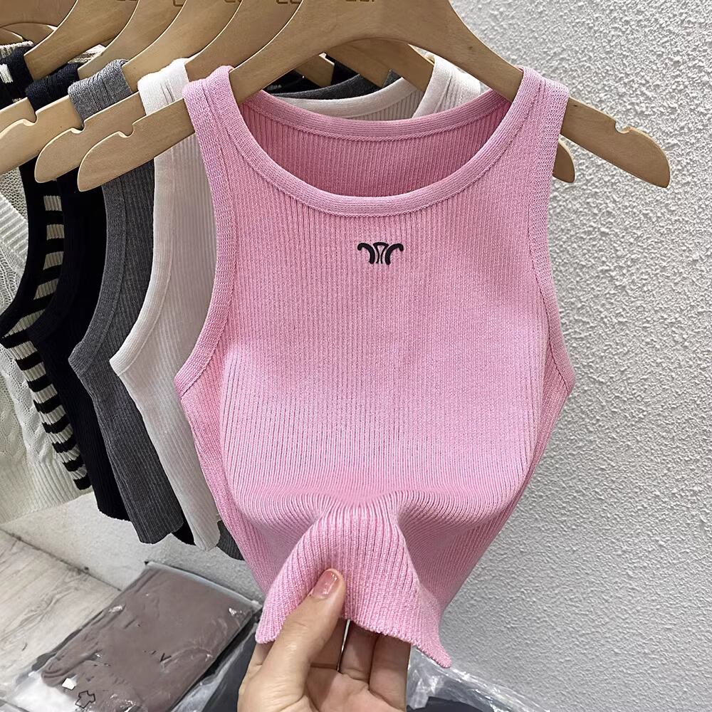【tops】ノースリーブニットトップス M21880