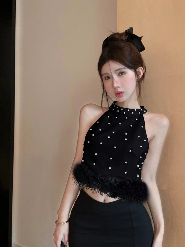 【Tops】ダイヤモンドタンクトップ W13565