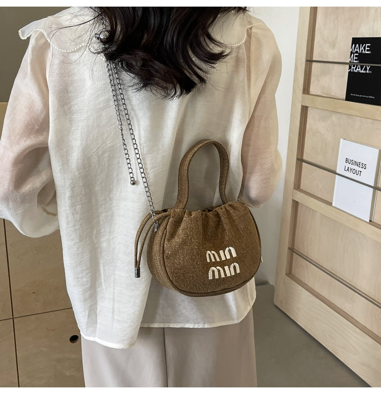【雑貨】デニムバッグ W14463