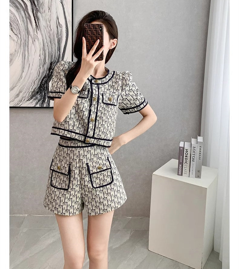 【Set】2点セット Tシャツ + パンツ W12265