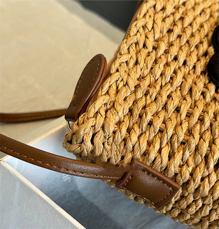 【雑貨】カゴバッグ W12109