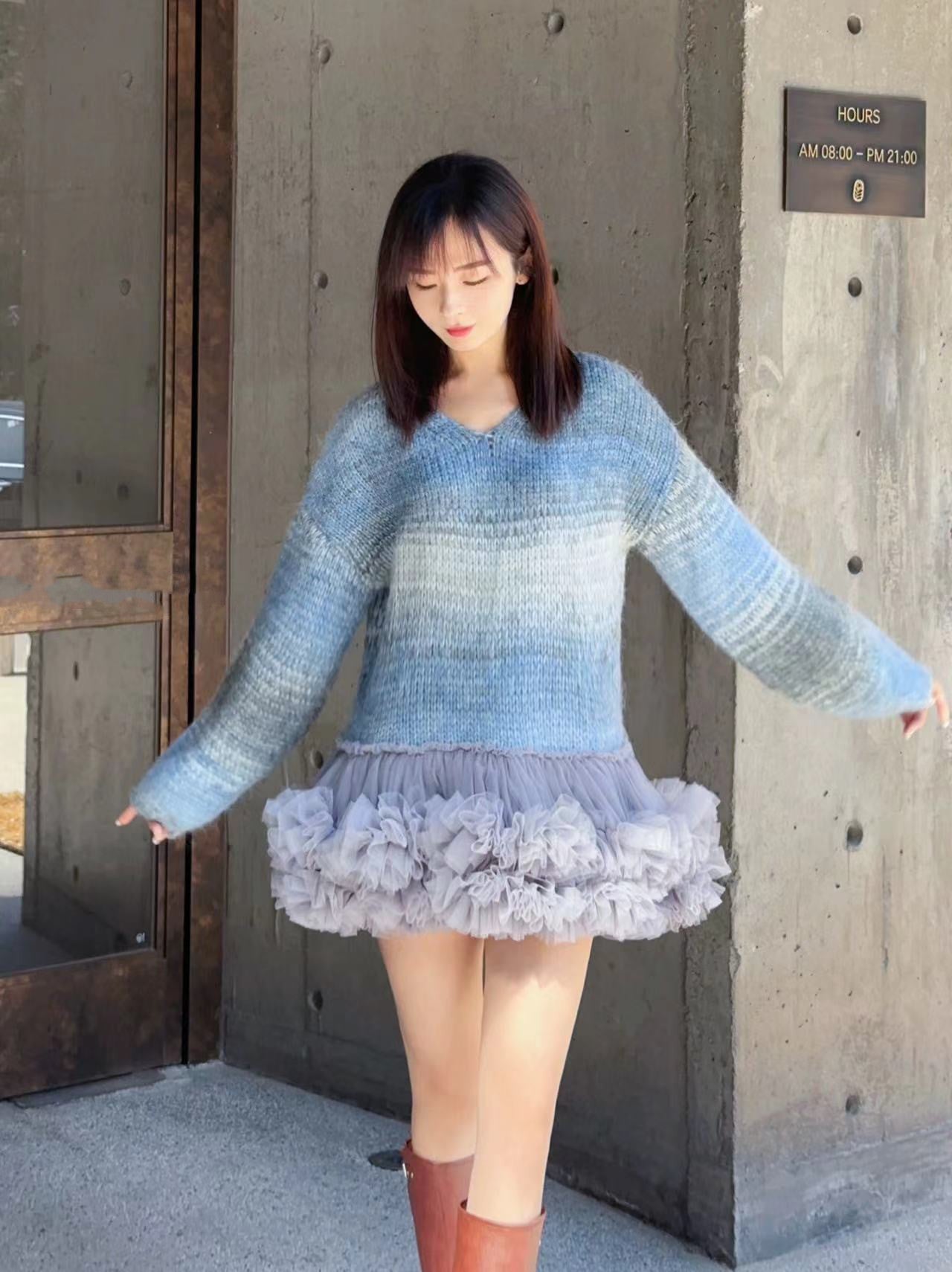 【Dress】ニットワンピース W10674