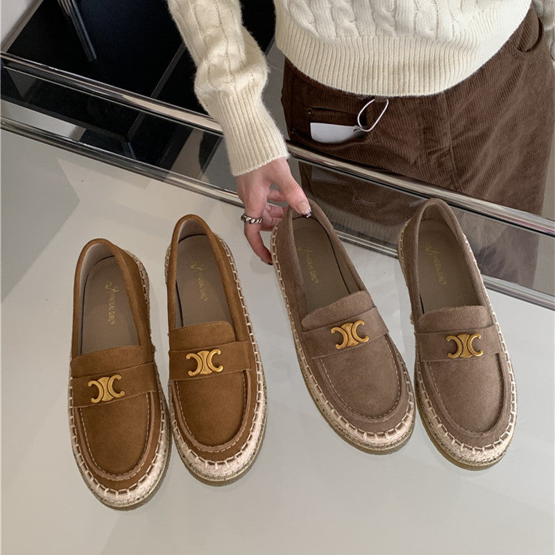 【Shoes】歩いやすいフラットシューズ W13352