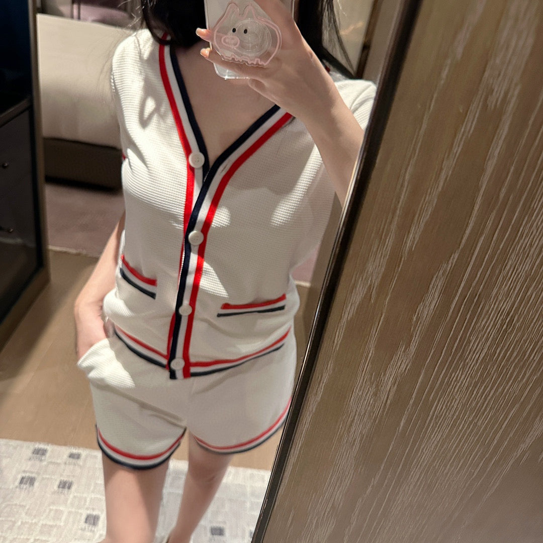 【Set】2点セット Tシャツ + パンツ W12270