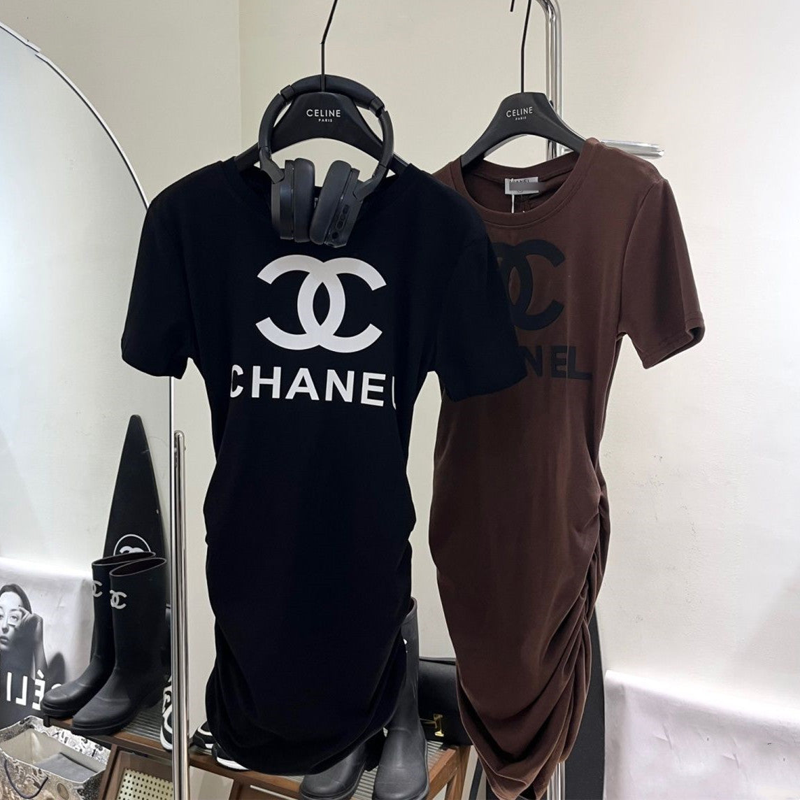 【Dress】2色展開タイトワンピース W12525