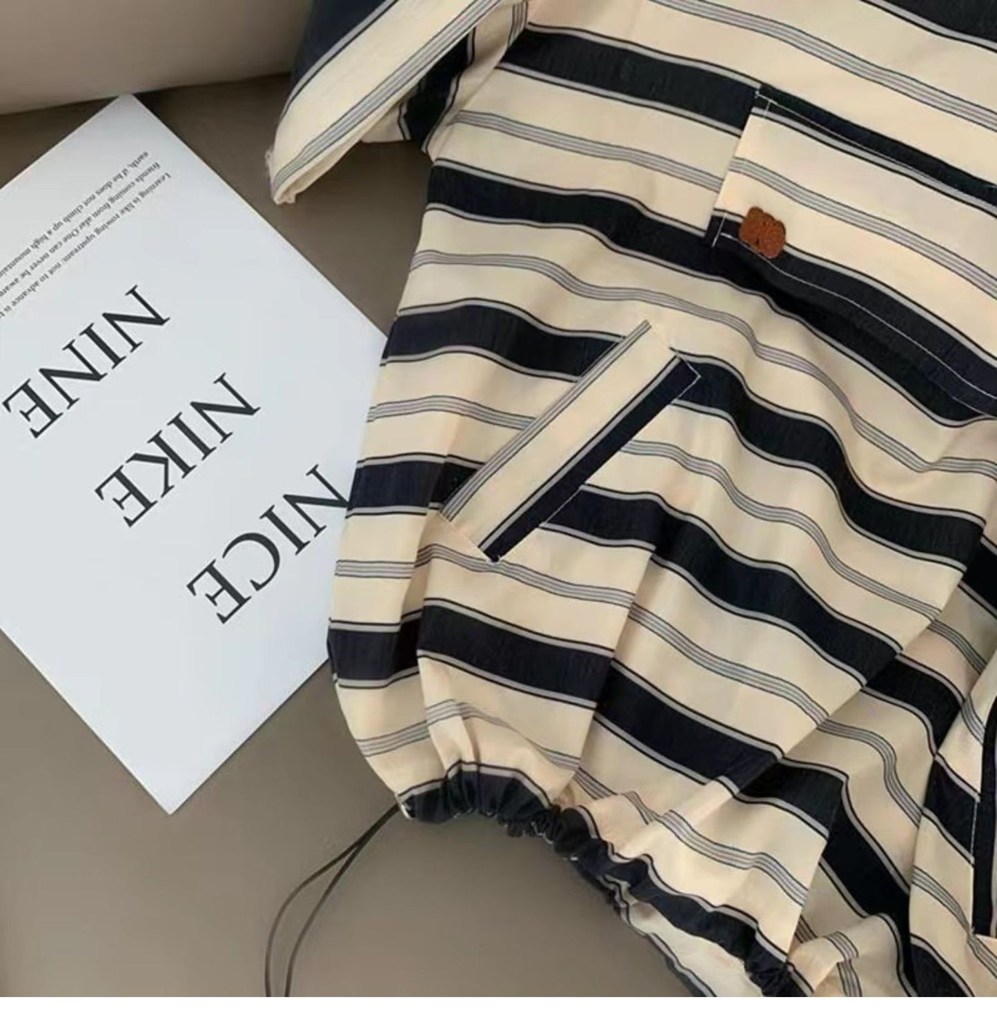 【Set】2点セット Tシャツ + パンツ W12258