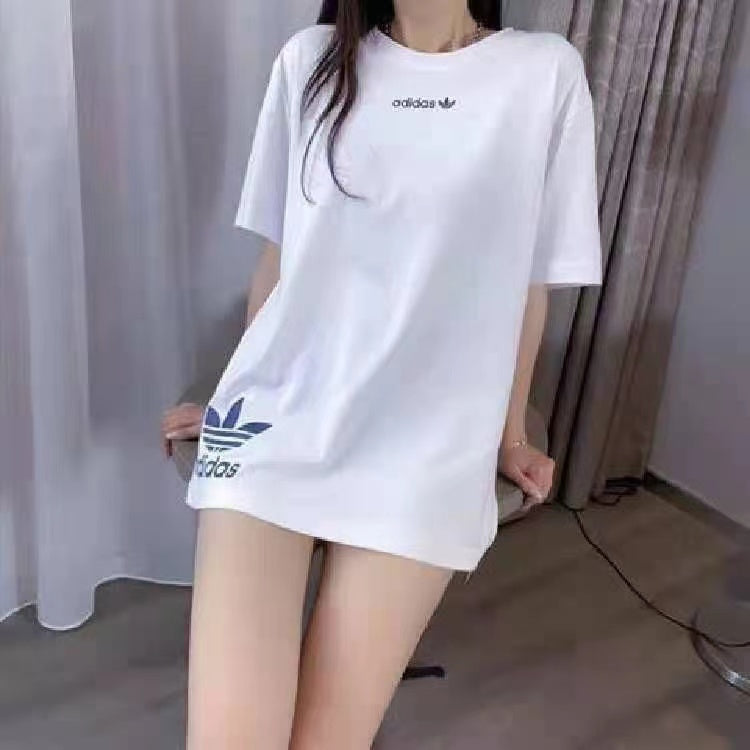 【Tops】4色選択可プリントTシャツ W12281