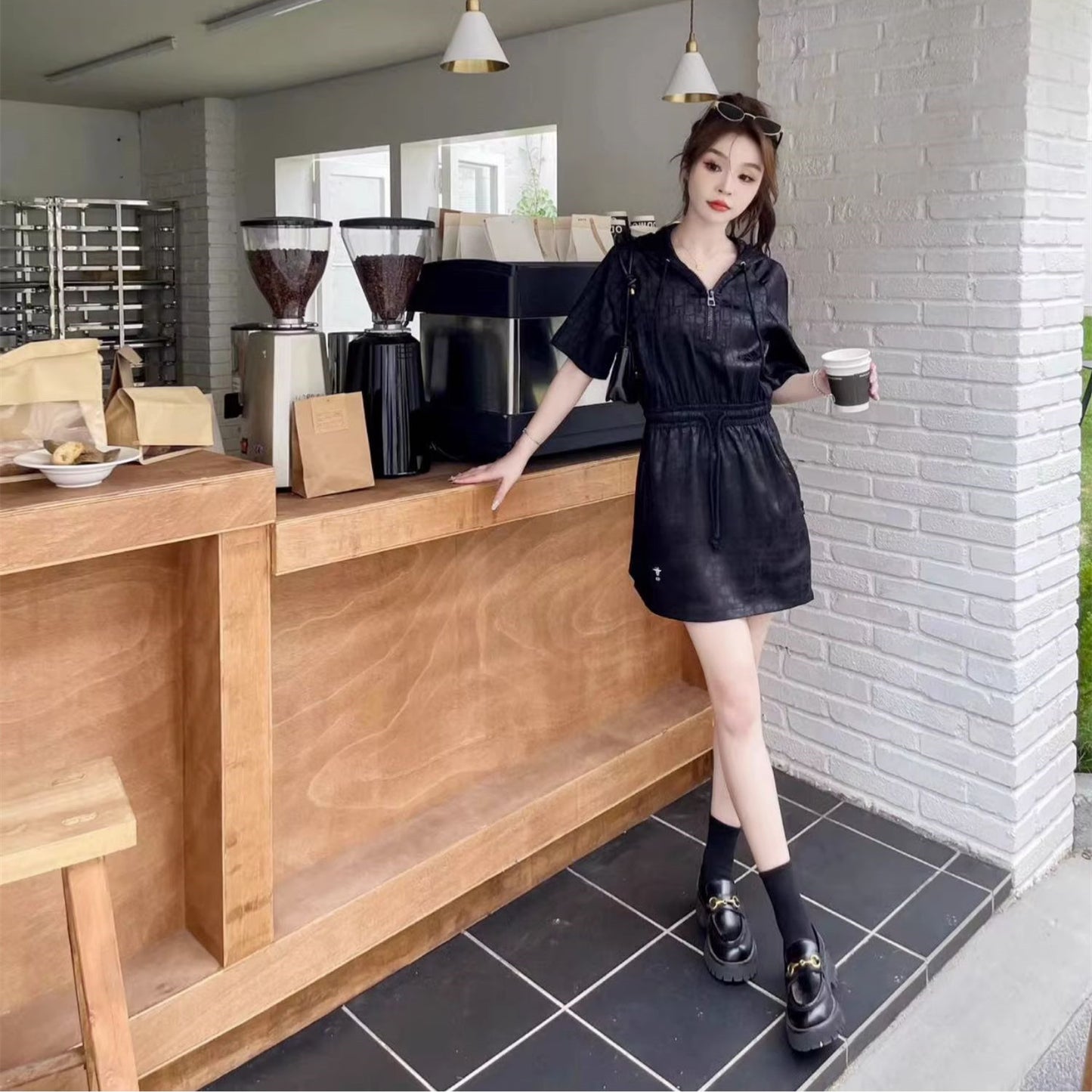 【Dress】プリントワンピース W12733