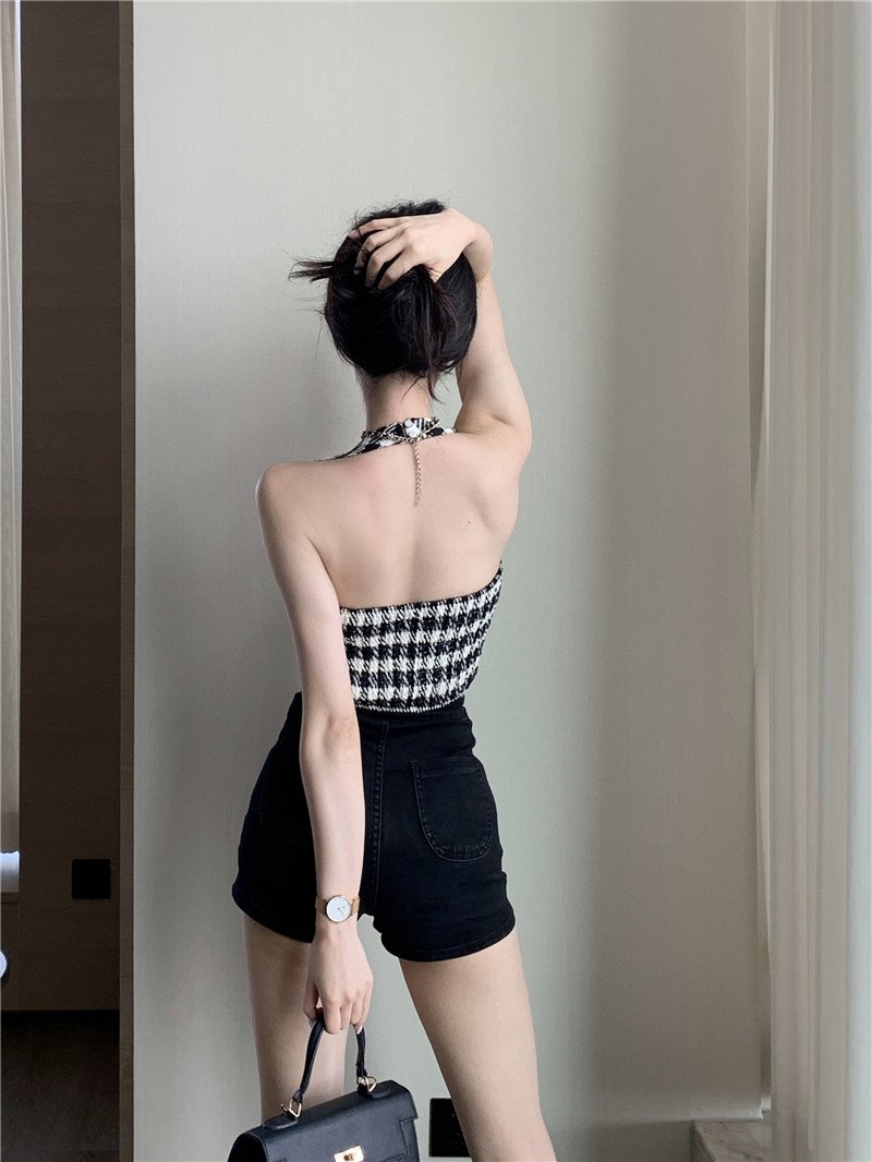 【Tops】ツイードタンクトップ W13743