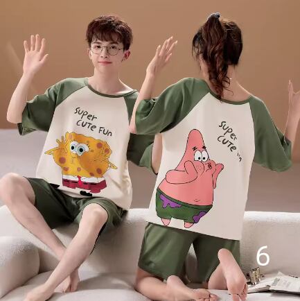 【set】カップルルームウェア上下セット M21849