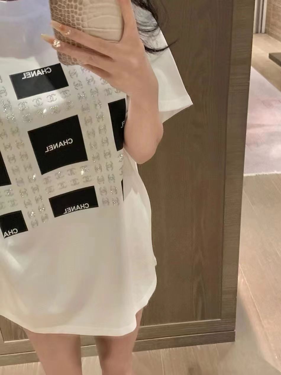 【Tops】ホットダイヤモンドTシャツ T01627