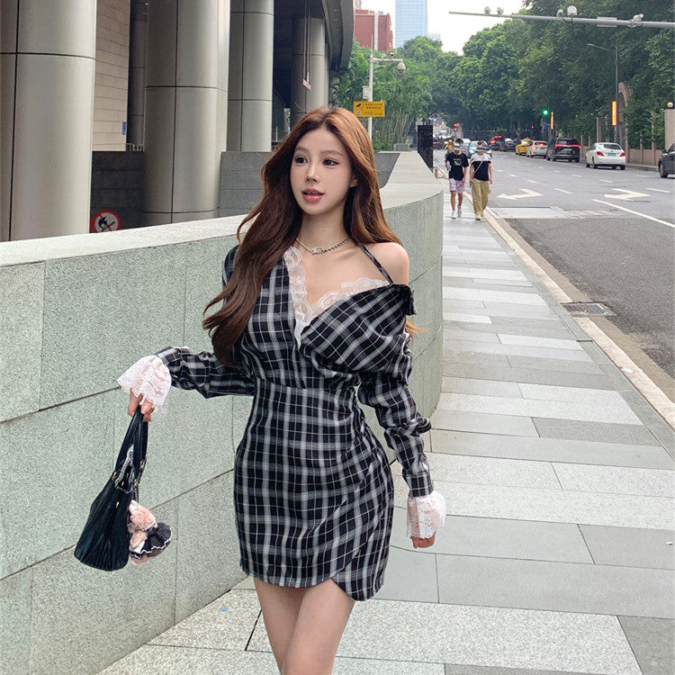 【Dress】シャツワンピース W13713