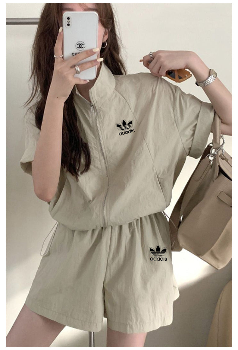 【Set】5色展開カジュアル2点セット  W12675