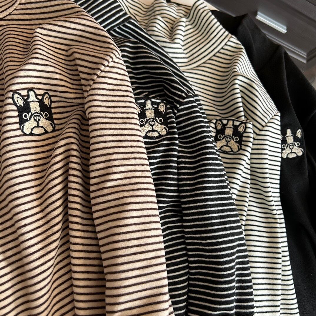 【tops】ボーダー柄カットソー W10573