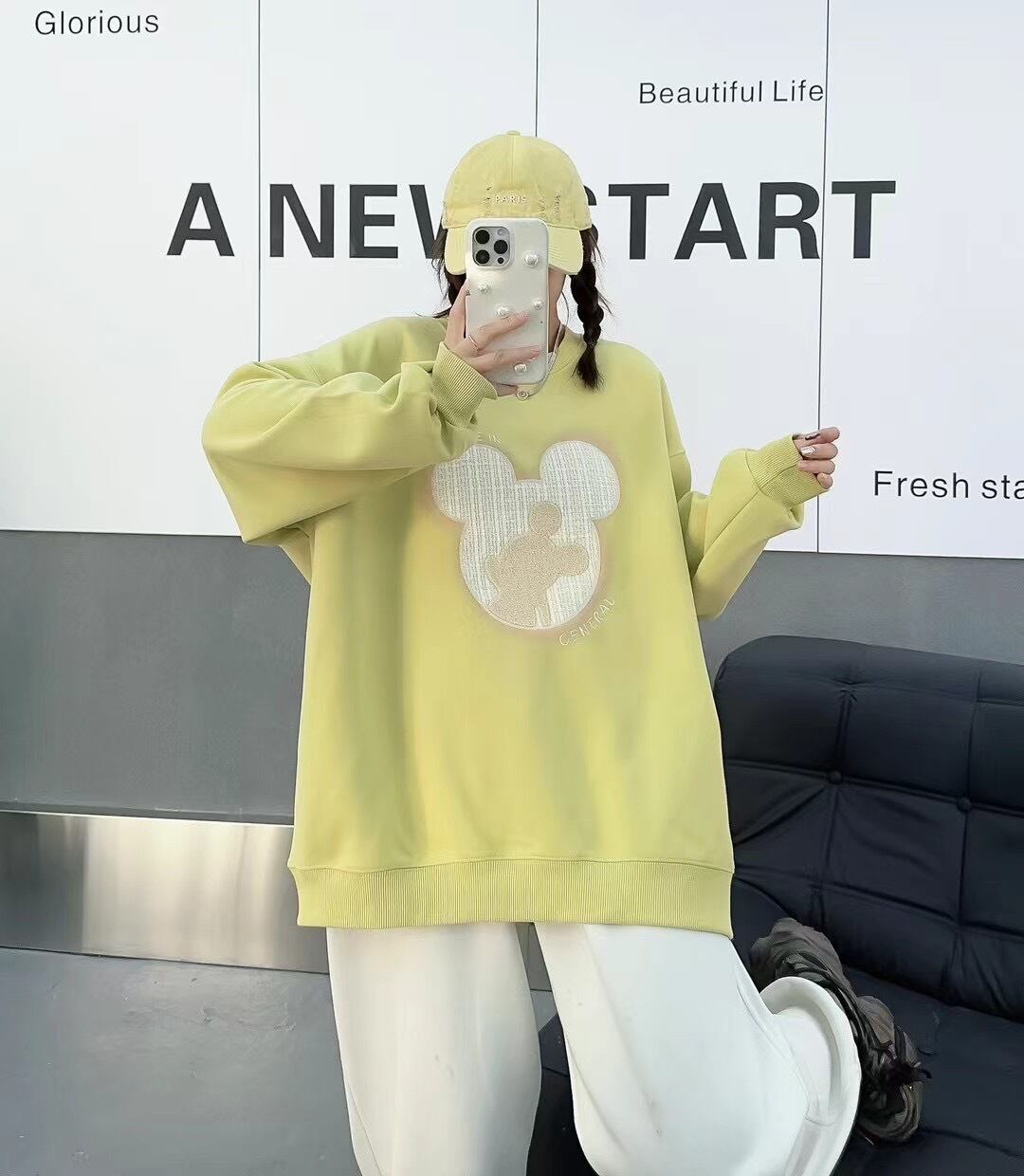 【tops】プリントスウェット K0115