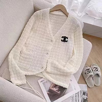 【Outer】3色展開ニットカーディカン W13245