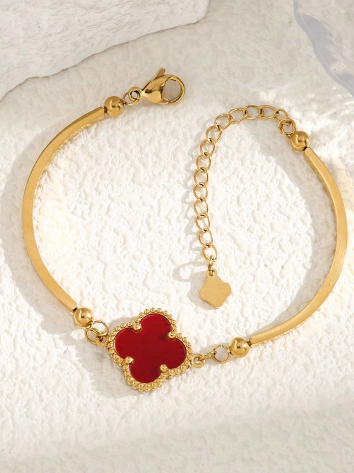 【雑貨】4色展開ブレスレット W12110