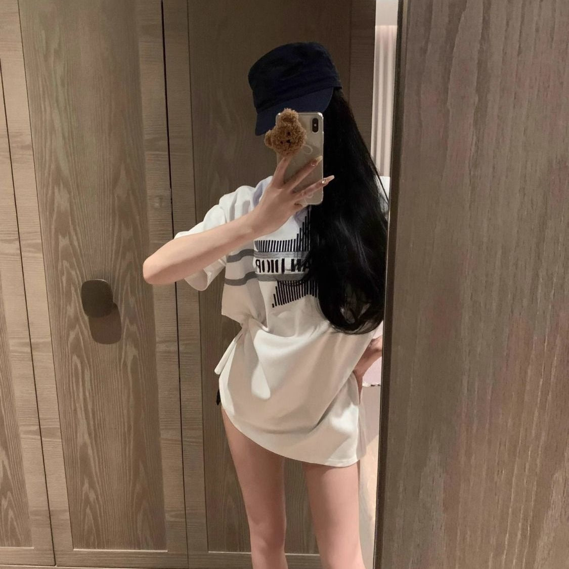 【Tops】プリントデザインTシャツ T01442