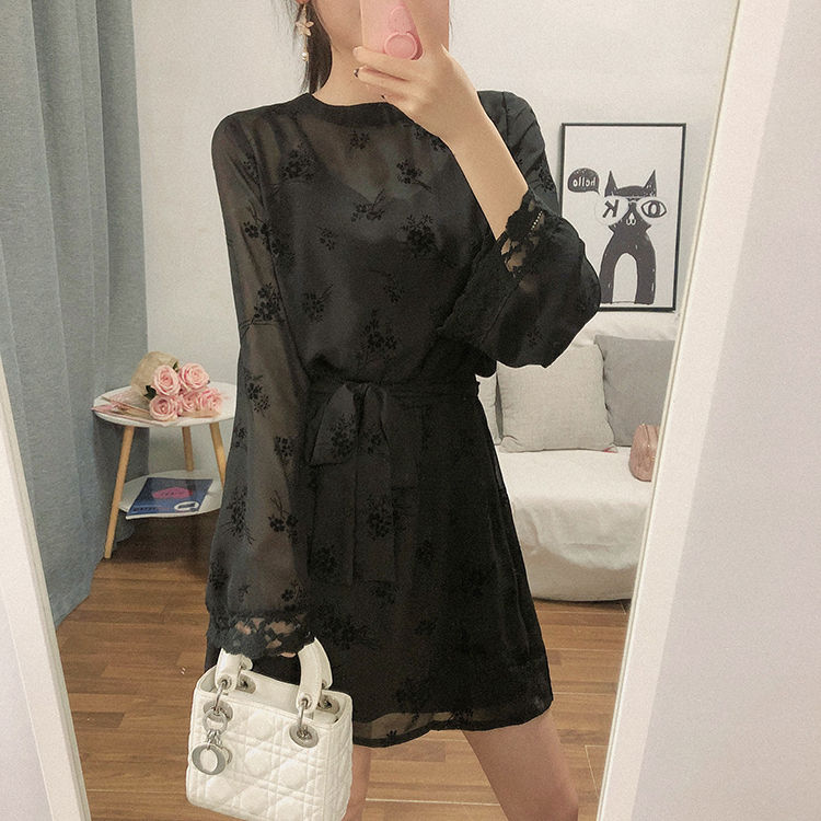 【Set】セットアップ シャツ + スカート T01259