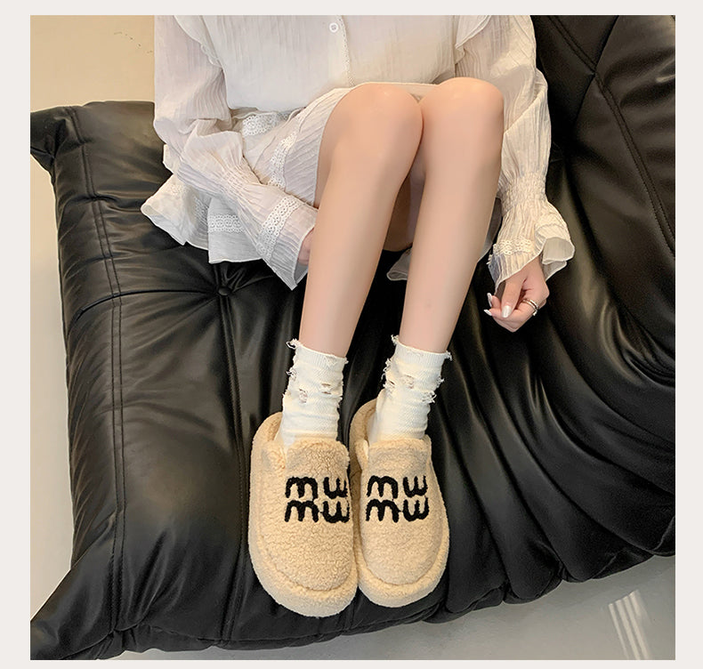 【Shoes】秋冬ファースリッパ W14430