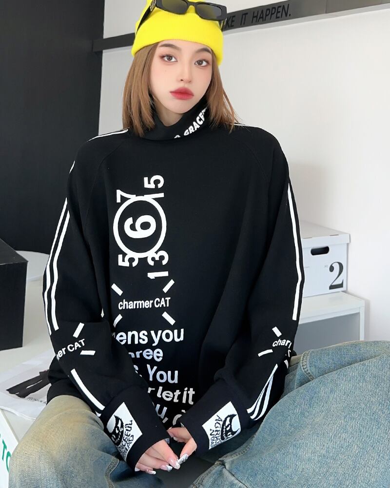 【tops】アルファベットスウェット W10491