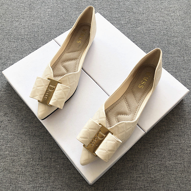 【Shoes】歩くやすいフラットシューズ W13627