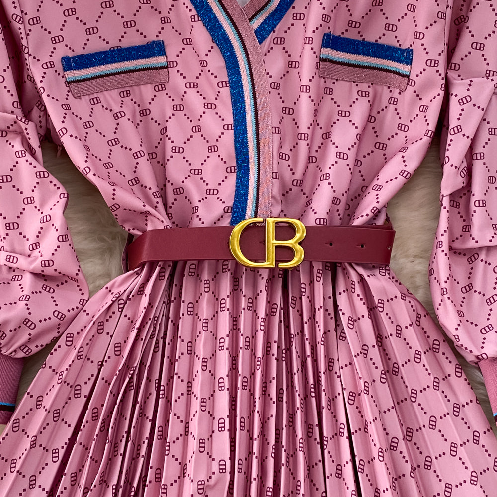 【Dress】高級感シャツワンピース W14105