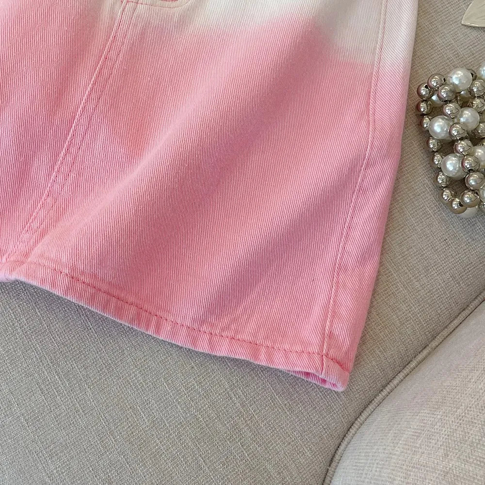 【Bottoms】グラデーションスカート W12238