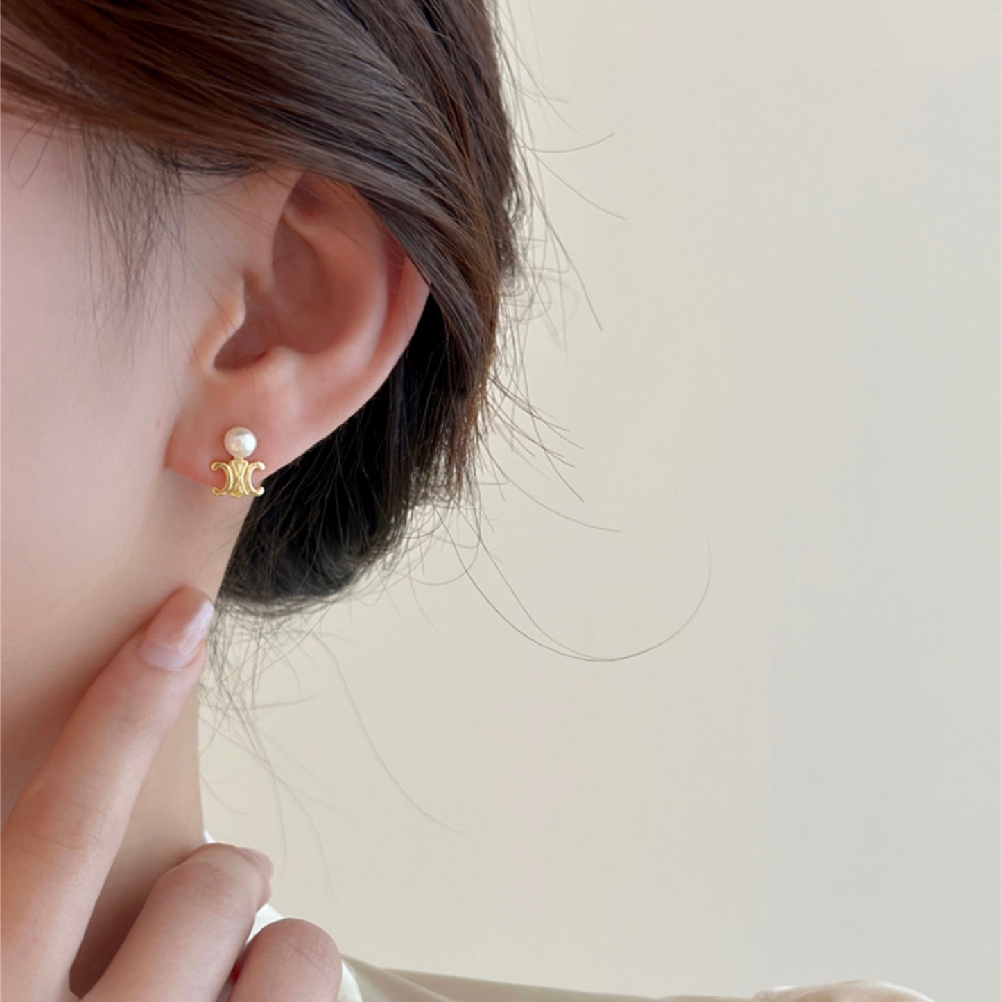 【雑貨】ビーズデザインピアス W12547