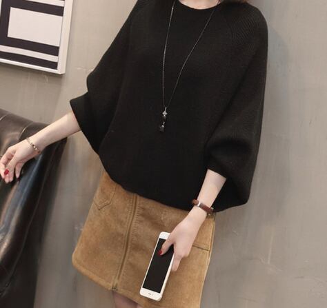 【tops】秋新作おすすめ付き合わせやすいセーター4色