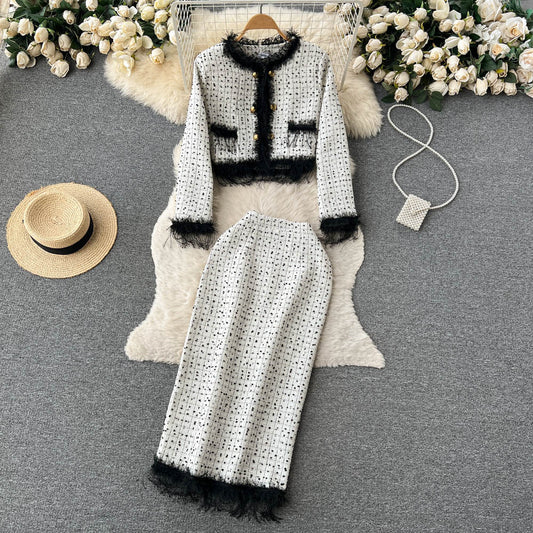 【Set】コート+スカート 2点セット W14449