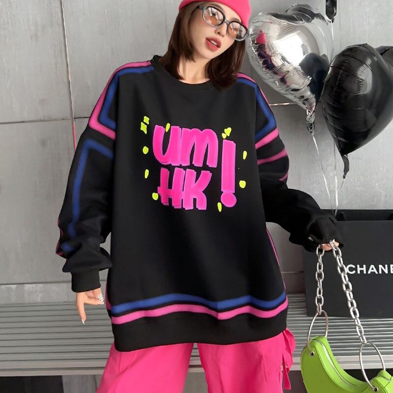 【tops】プリントスウェット M21447