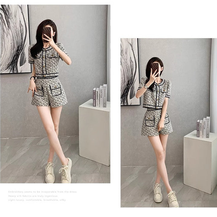 【Set】2点セット Tシャツ + パンツ W12265