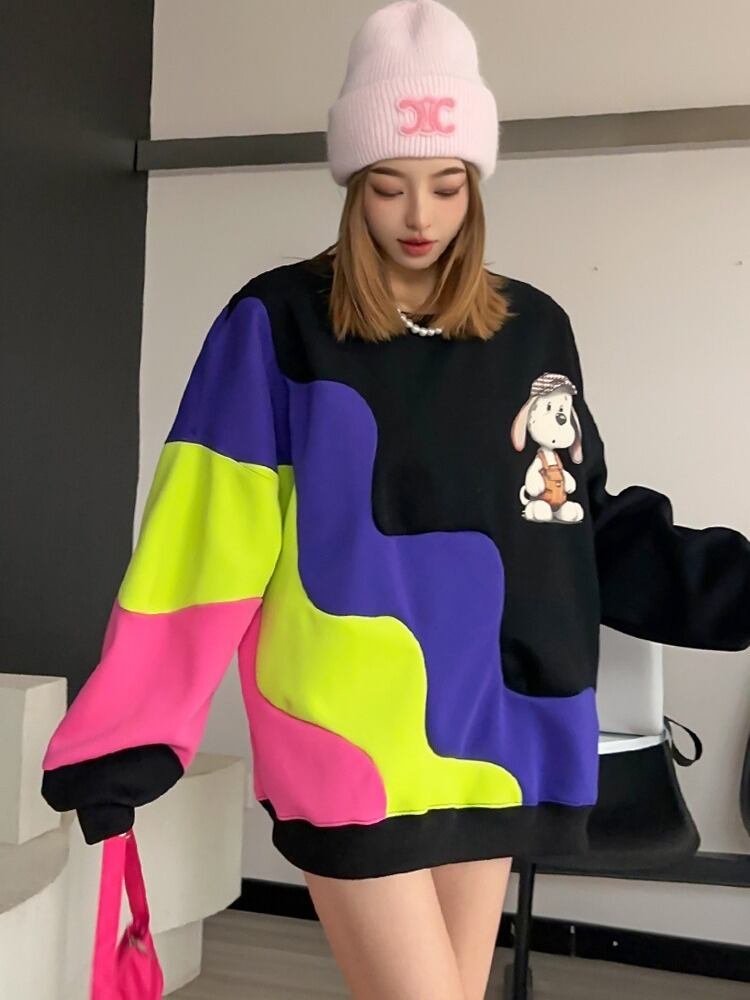 【tops】プリントスウェット T0153