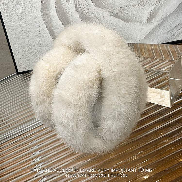 【雑貨】秋冬ファー耳当て W13916