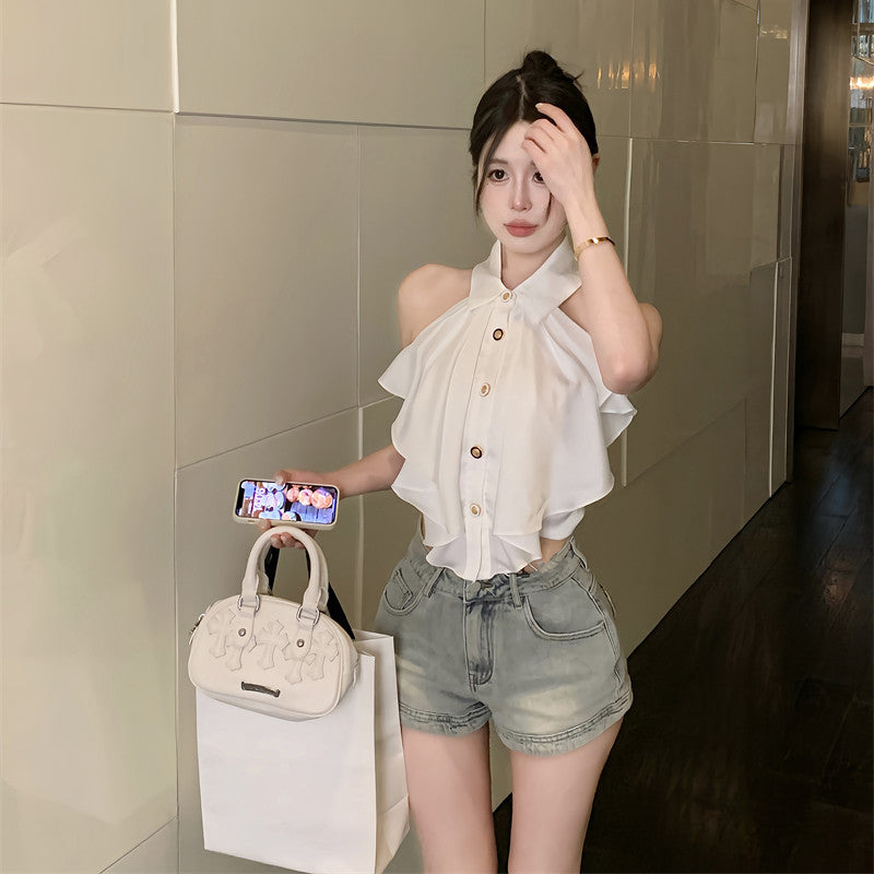 【Tops】シャツタンクトップ W12083