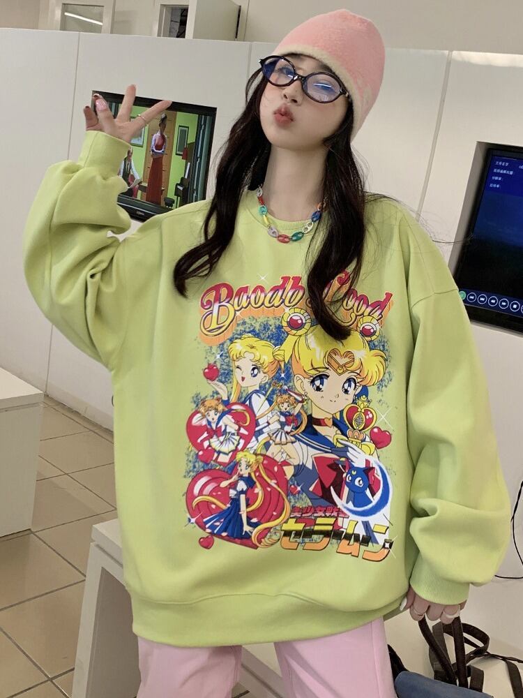 【tops】プリントプルオーバー T0107