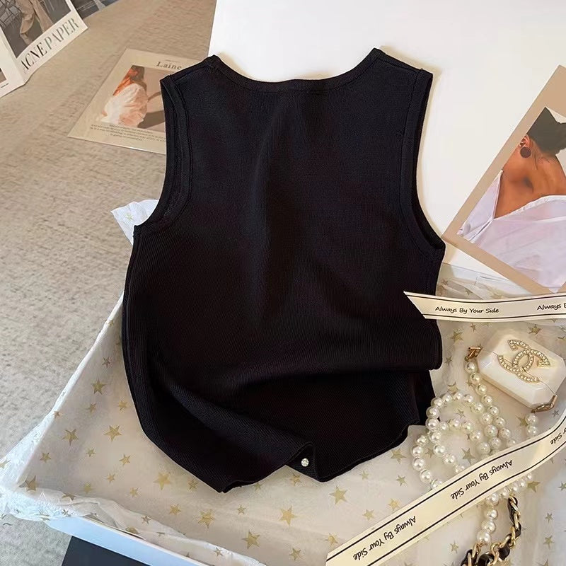 【Tops】ダイヤモンドニットタンクトップ W10800