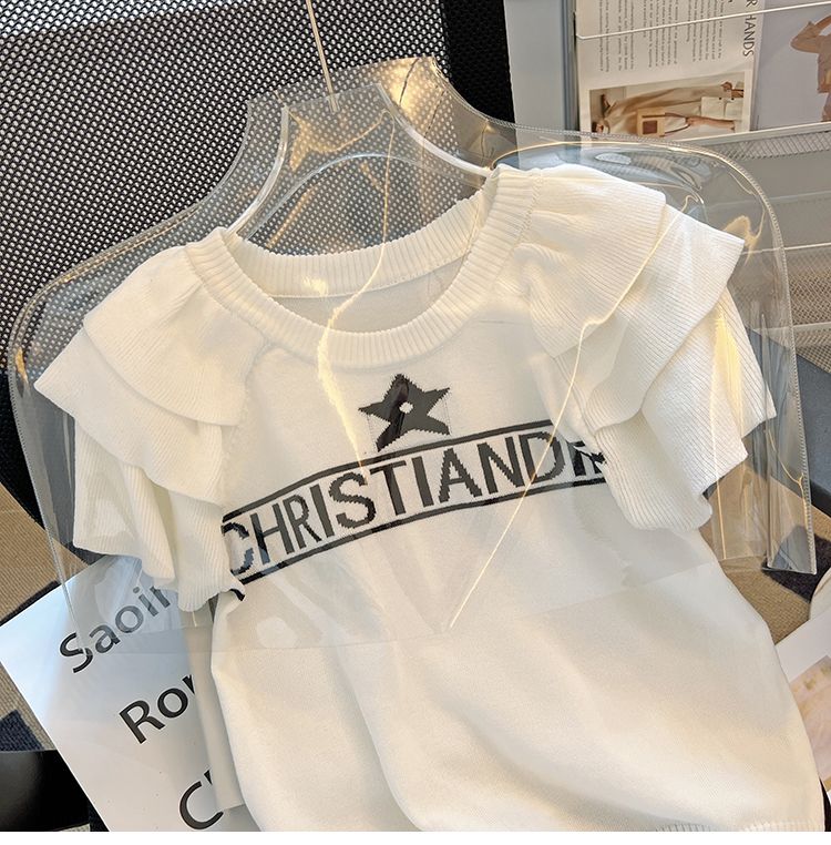 【Tops】フライングスリーブTシャツ T01456