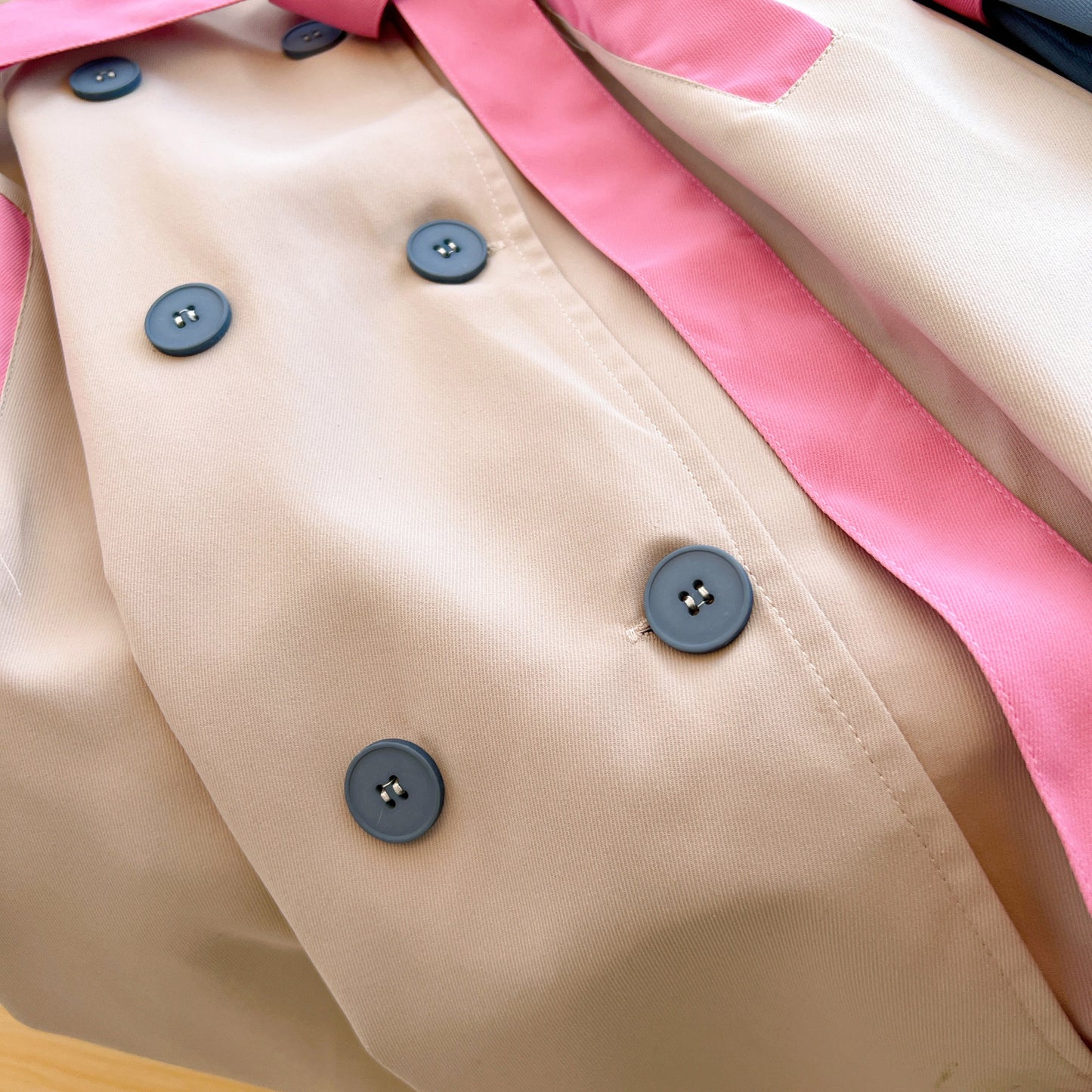 【Outer】配色トレンチコート W13552