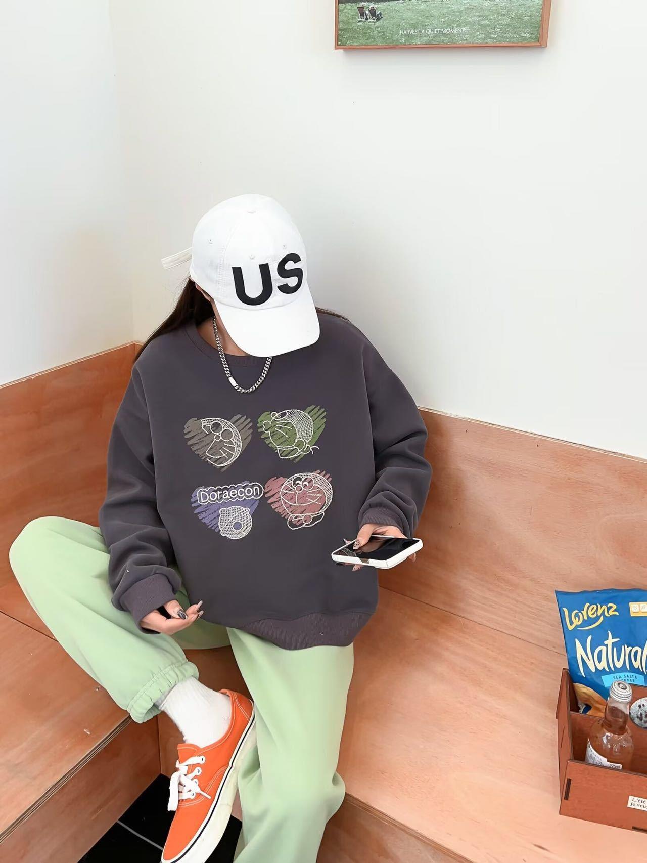 【tops】ハート柄?スウェット W10506