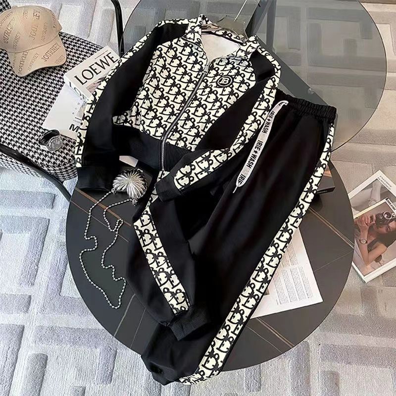 【Set】パーカー + パンツプリント2点セット T01467