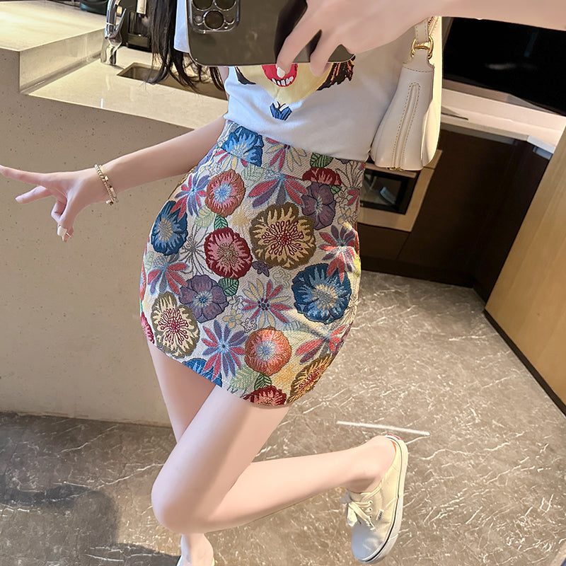 【Set】Tシャツ+スカート夏セット W11823