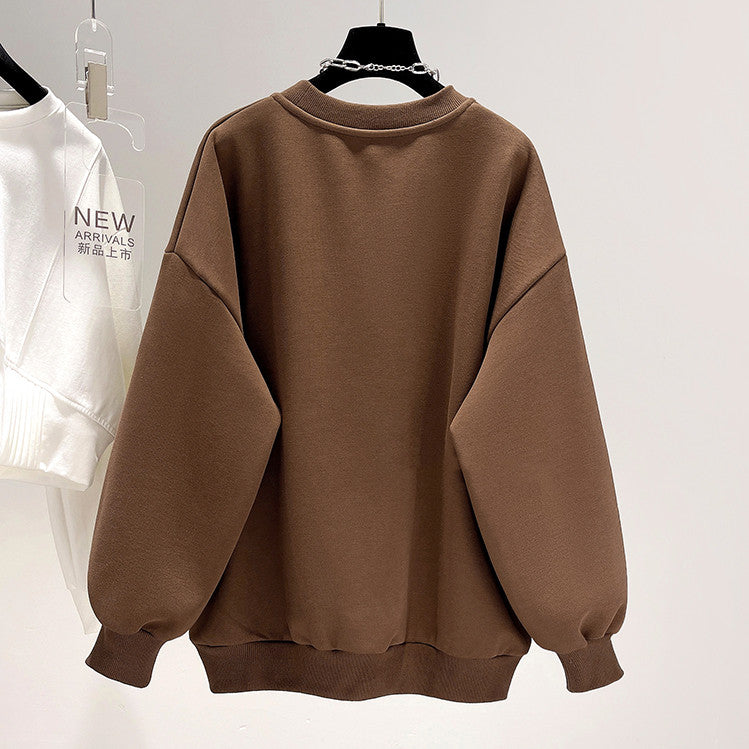 【Tops】3色選択可プルオーバー W14285