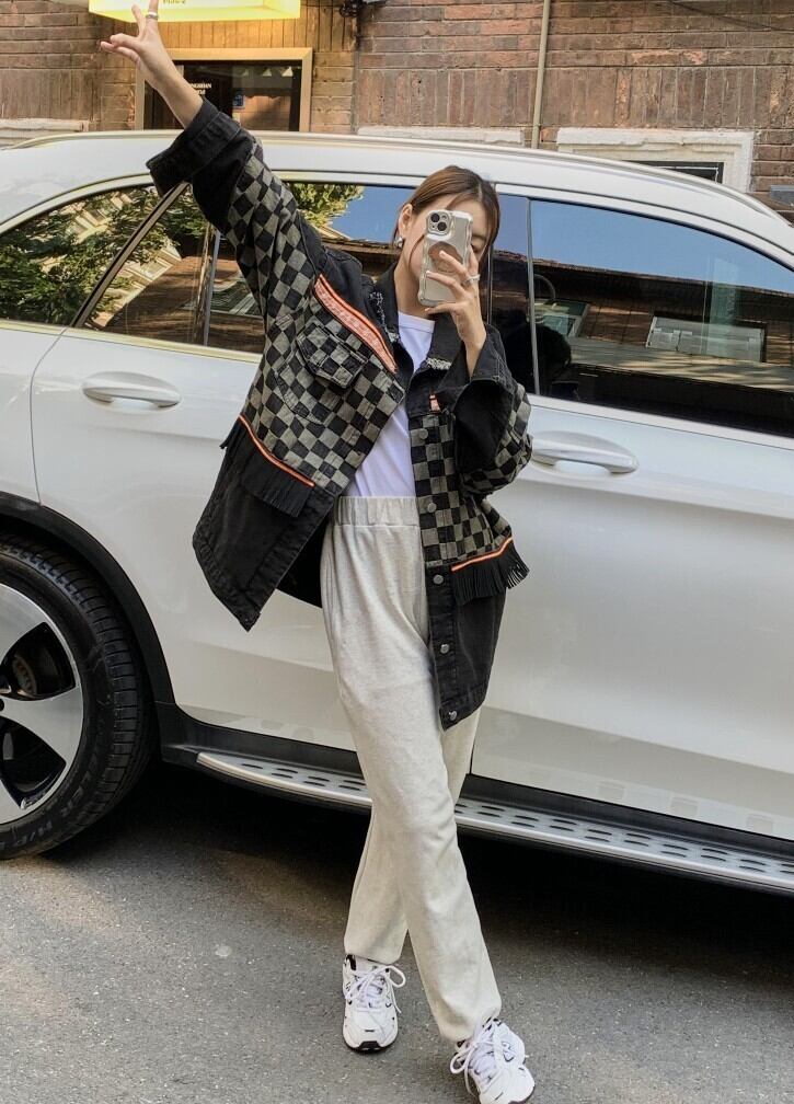 【outer】フリンジデニムジャケットF6903