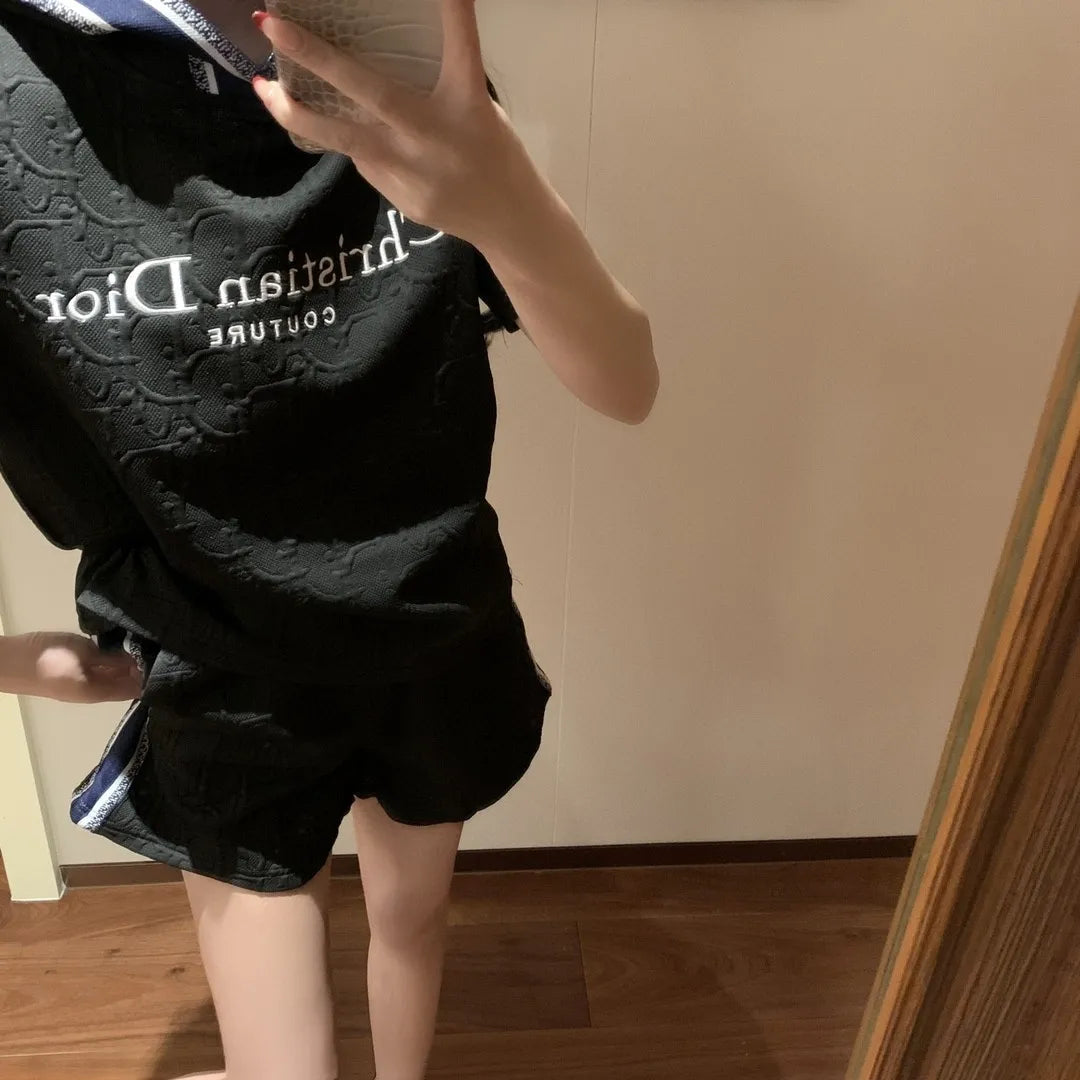 【Set】セットアップ Tシャツ + パンツ    W12242