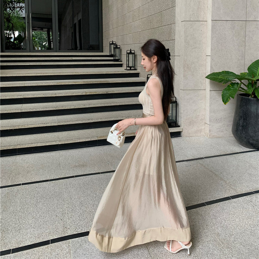 【Set】タンクトップ×スカート2点セット   W13231