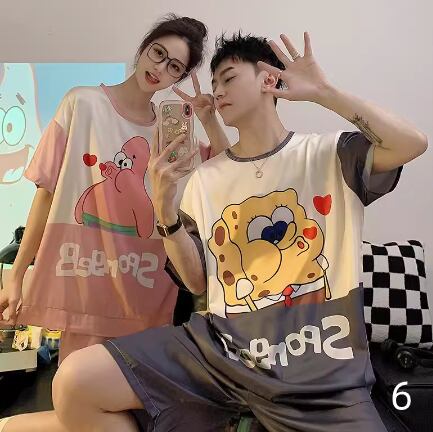 【set】カップルルームウェア上下セット M21850