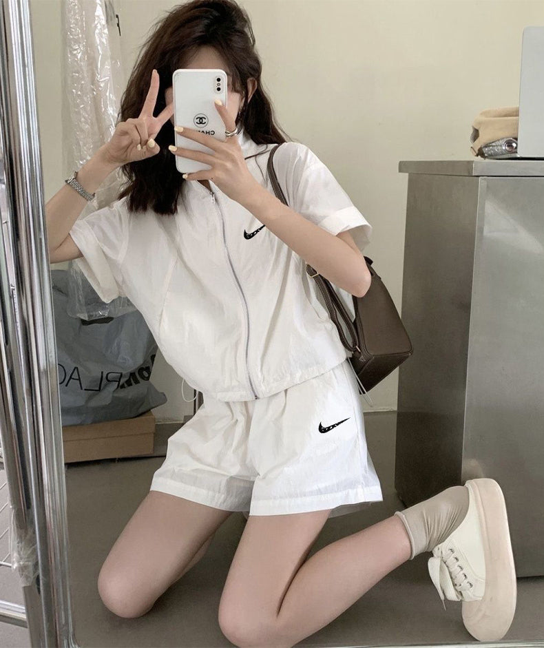 【Set】5色展開カジュアル2点セット W12302