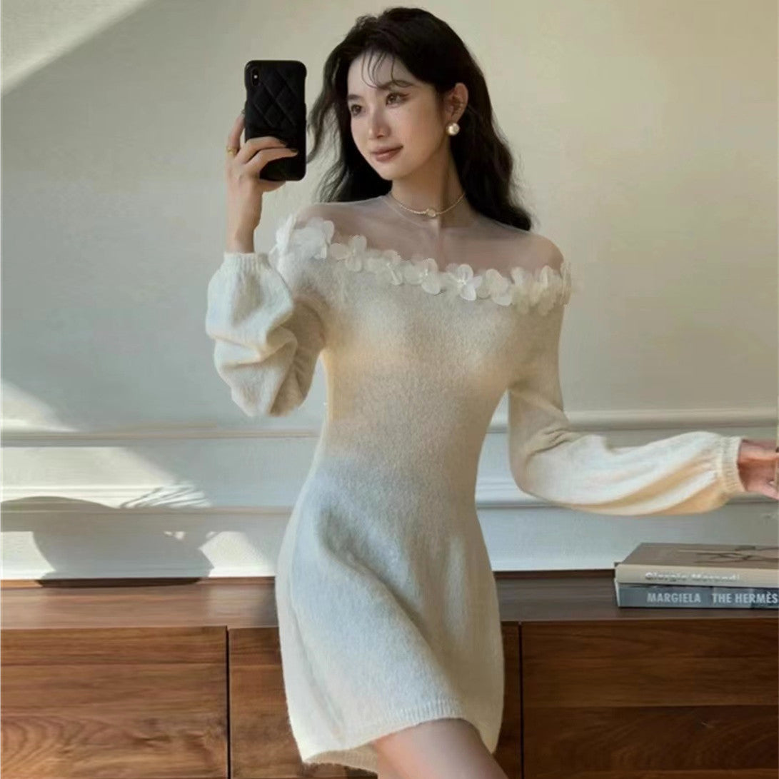 【Dress】ニットワンピース W13407